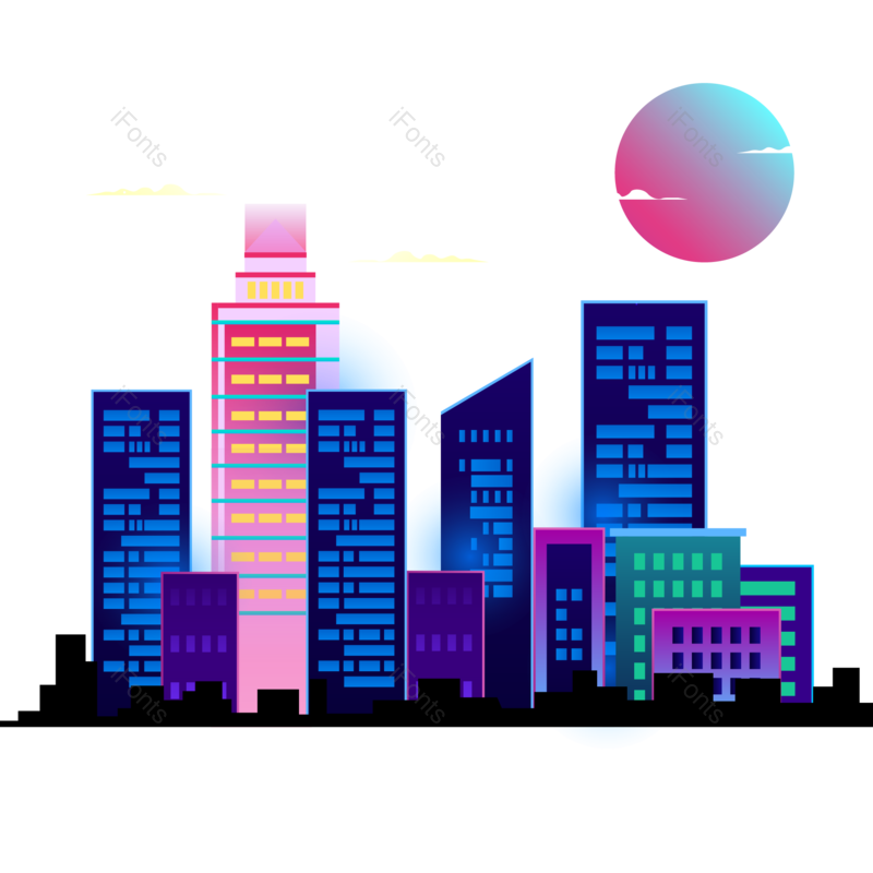 高楼图片,建筑元素,城市PNG,免抠素材